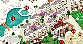 Asteria Bodrum Resort İllüstrasyon Haritası 