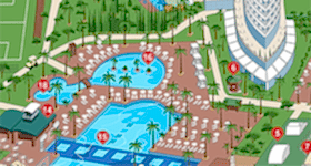 Concorde De Luxe Resort İllüstrasyon Haritası