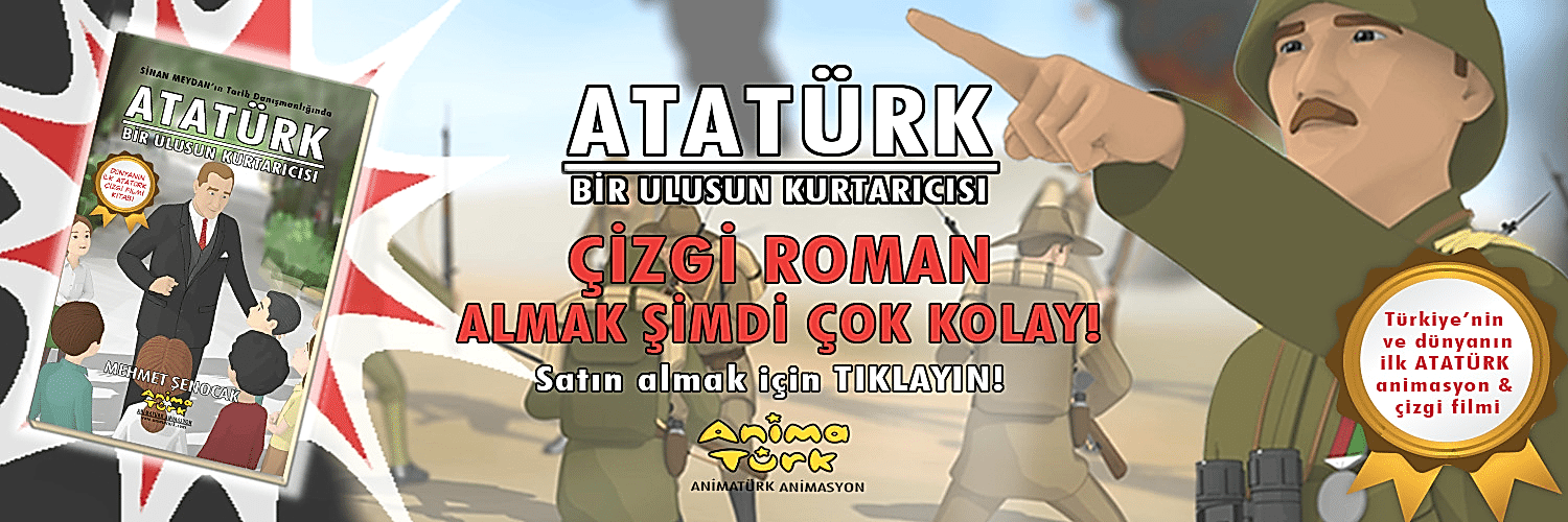 Atatürk Çizgi Roman Kitabı Satışta!