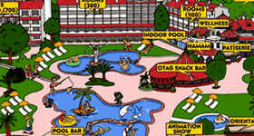 Martı Resort Hotel Çizimi