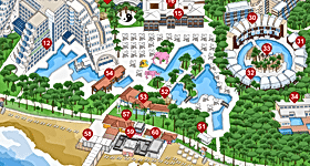 Rixos Sungate Hotel Haritası