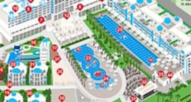 Rubi Platinum Spa Resort Map