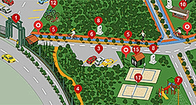 Ümraniye Millet Bahçesi Haritası