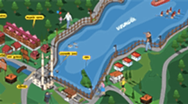 Uzungöl İllüstrasyon Turizm Haritası